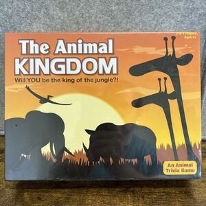 The Animal Kingdom Board Game Trivia Fun Ages 8 Plus 2 to 4 Players
